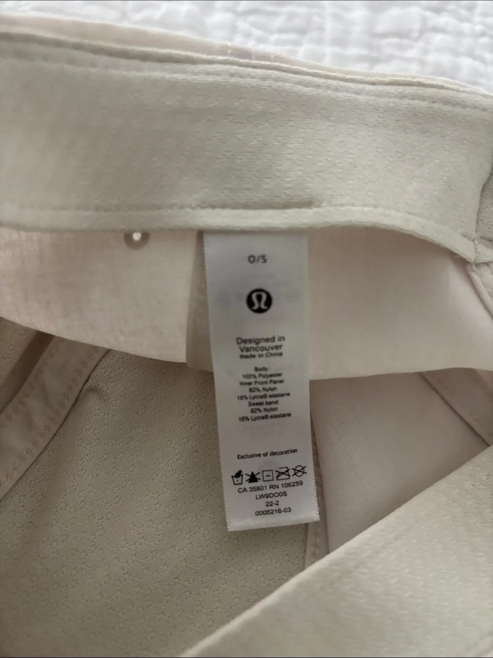 Lululemon Women’s Baller Hat (*Soft) Ivory White Color and Adjustable Size OS